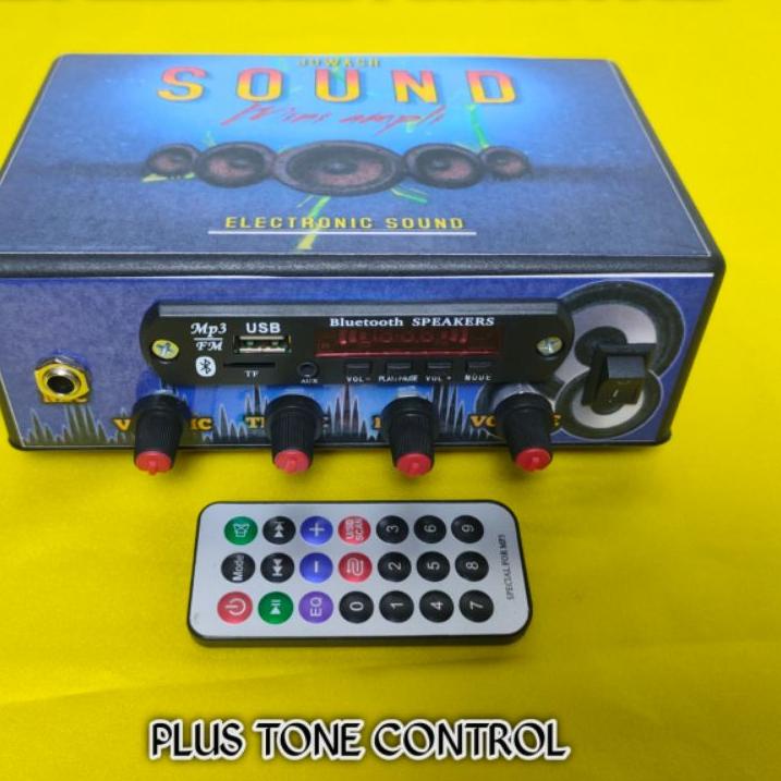 ❤  7.7  AMPLIFIER BLUETOOTH AMPLI MINI MIC KARAOKE BLUTUT TONE CONTROL FULL BASS  SPEAKER SUB WOOFER