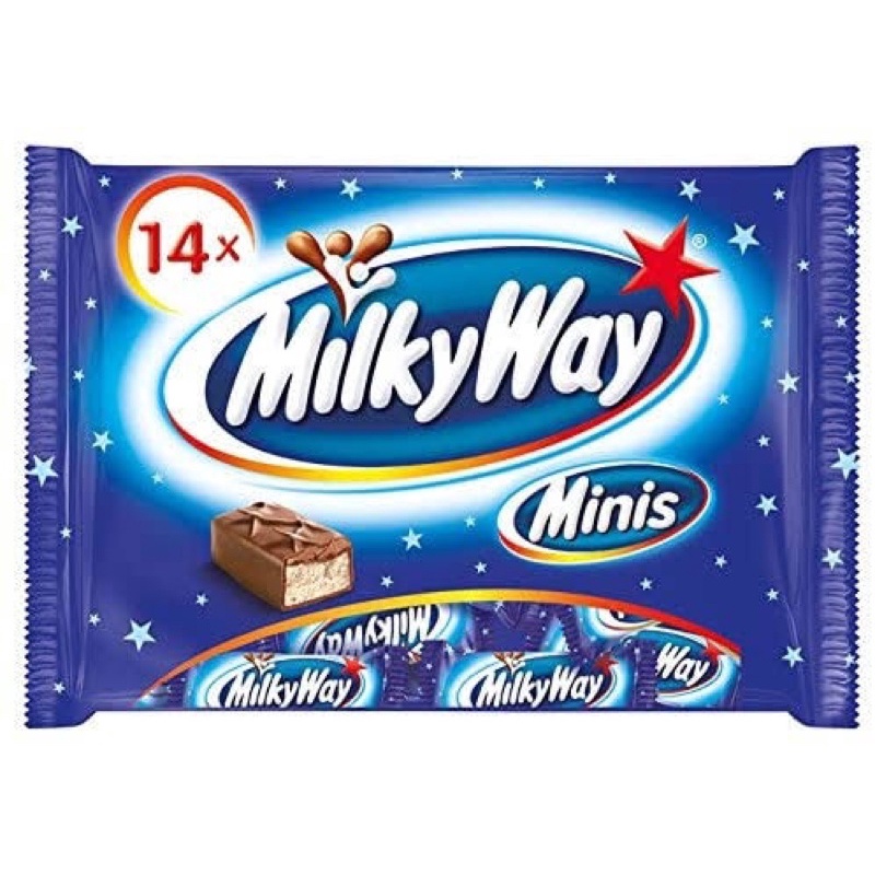 MILKYWAY Minis Milky Way Chocolate Mini MilkyWay 1 Pack isi 16pc Coklat