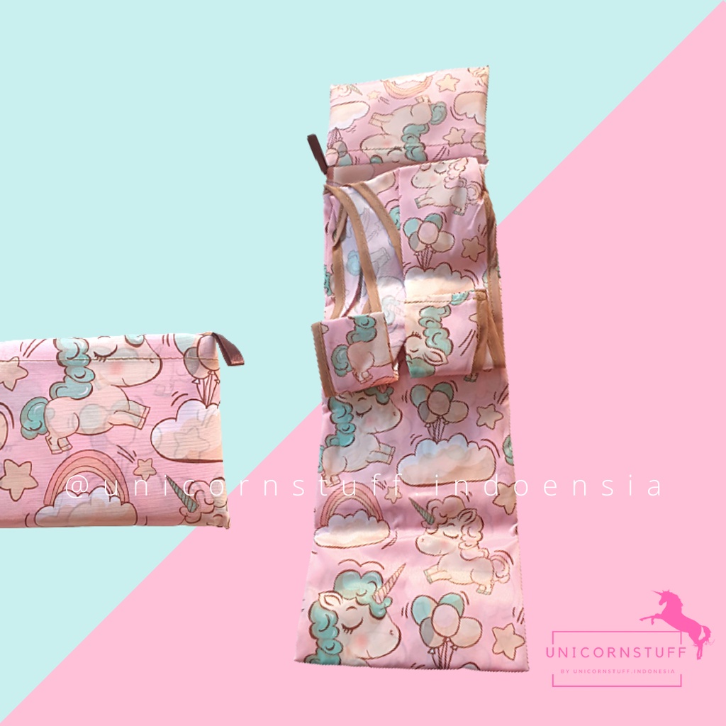 Tas Lipat Pergi Ramah Lingkungan Supermarket Unicorn Belanja Eco Bag Big Size Kantong Foldable