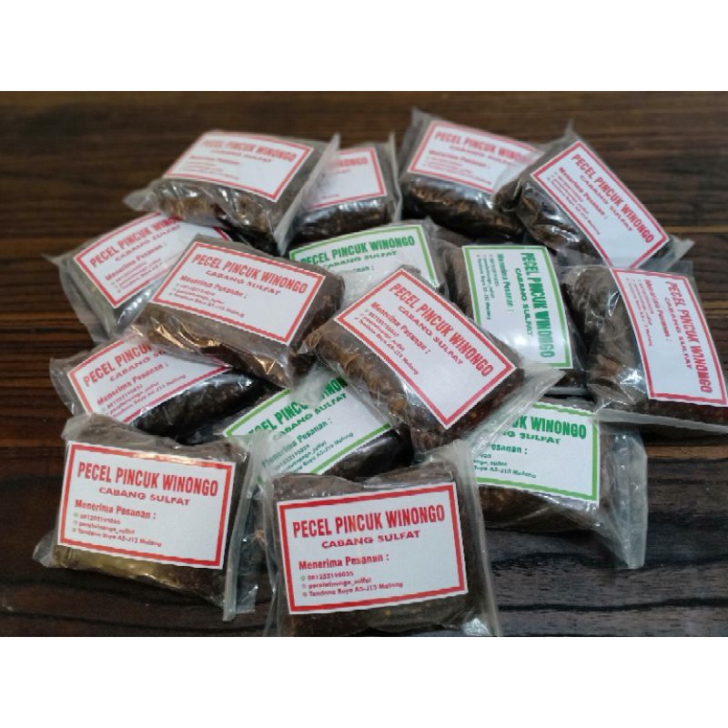 

Bumbu Pecel Winongo Pedas 1/4 kg