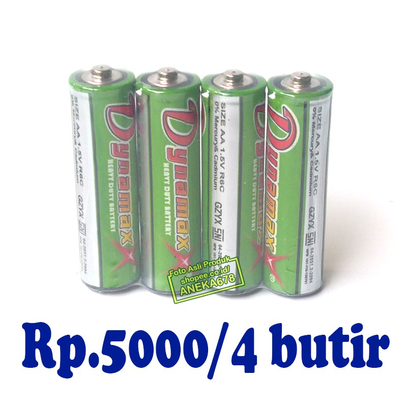 AA DYNAMAX BATERAI BATRE MURAH