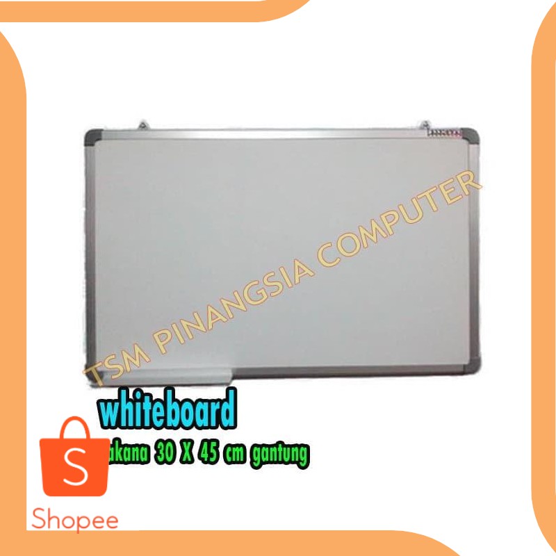 

Dijual limited White Board SAKANA 30 x 45 cm Papan Tulis / Whiteboard Gantung Berkualitas