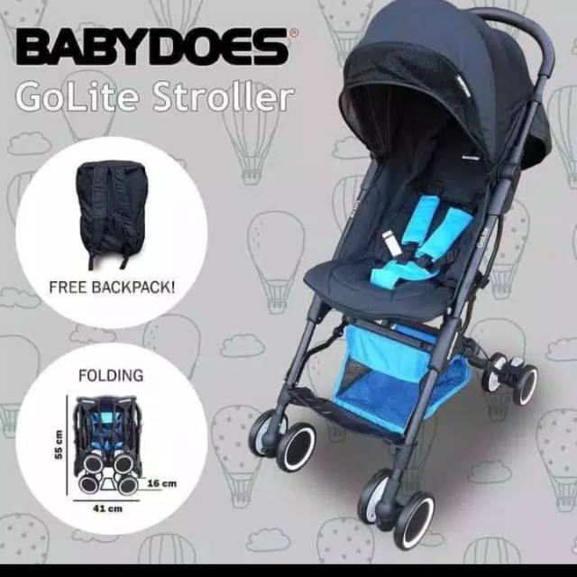 Stroller pockit babydoes golite