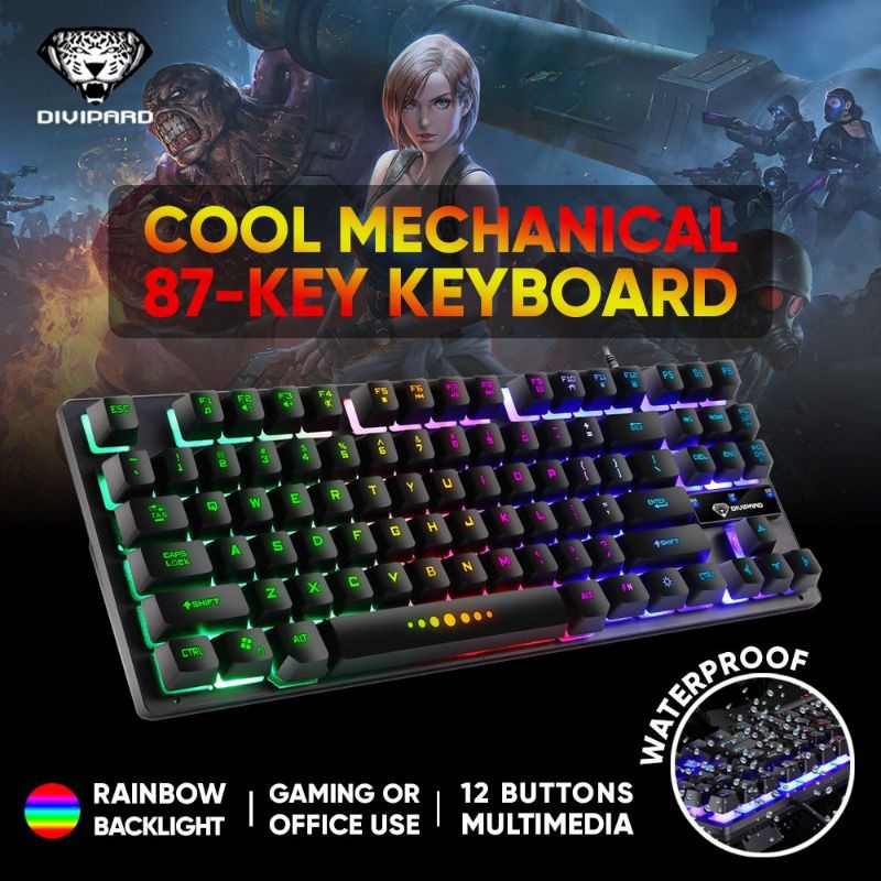 DIVIPARD Gaming Keyboard GK-10