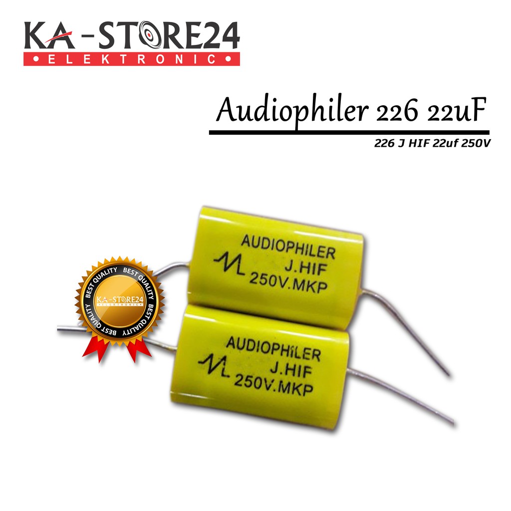 Kapasitor Audiophiler 226 2,2uf 250v Audiophiler - 226