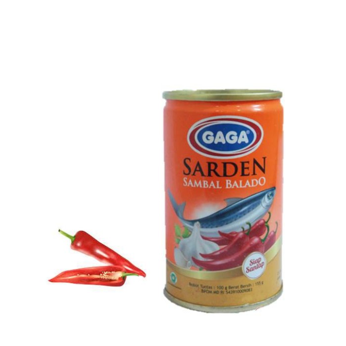 

Gaga Sarden Sambal Balado 155Gr