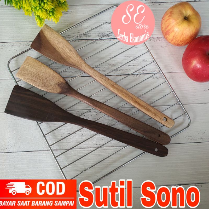 Silvertech Sutil Sonokeling Spatula Kayu Sonokeling Kayu Keras Hitam By Serba Ekonomis