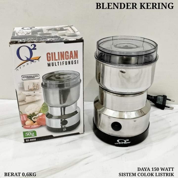 PENGGILING KOPI 8050  ELECTRIK COFFEE GRINDER / BLENDER BUMBU DAPUR / GILINGAN KOPI Q2 8050 / Q2-8050