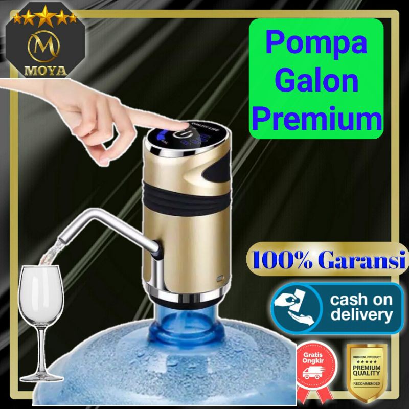 POMPA GALON OTOMATIS ELEKTRIK CHARGER ELEKTRONIK pompa galon otomatis ORIGINAL PREMIUM A3