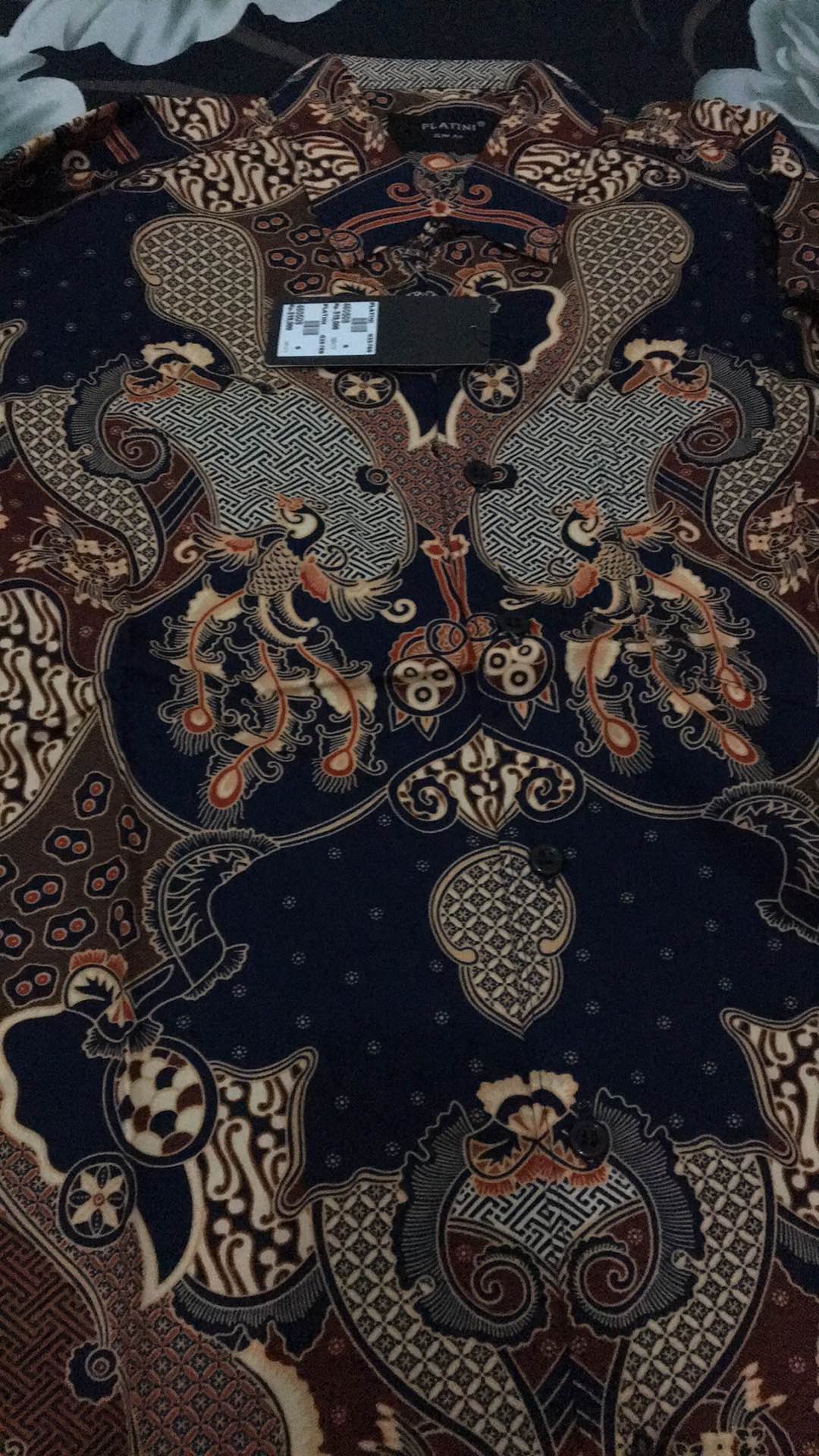 Platini Kemeja Batik Pria Lengan Panjang Katun 460508