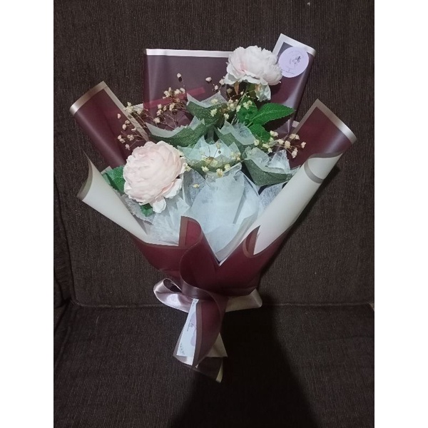 

buket bunga mix coklat bundar | buket wisuda [small]
