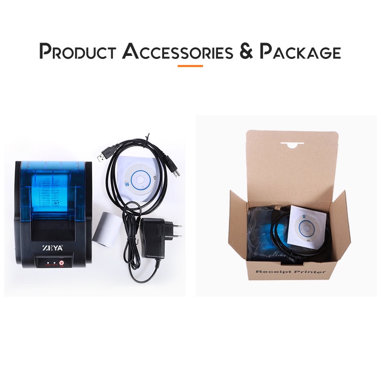 [HH] PRINTER KASIR / PPOB POS THERMAL STRUK 58MM BLUETOOTH ZEYA ZY-58H