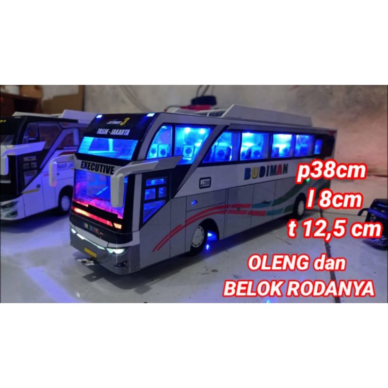 Miniatur Bis Murah Jumbo oleng Bis Budiman