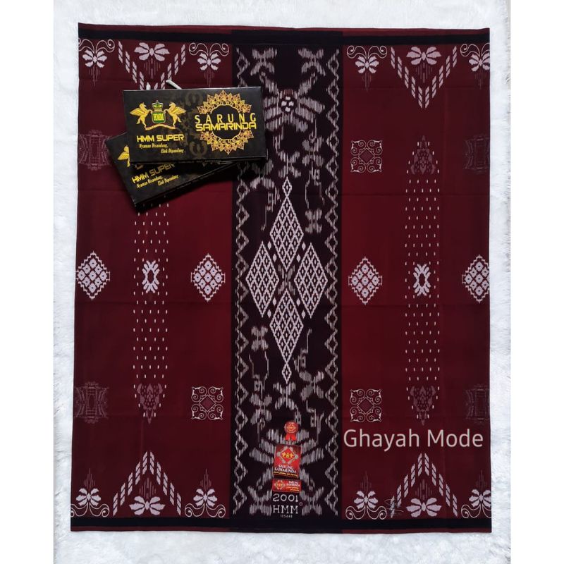 Aulia - Sarung Samarinda HMM Motif// Sarung HMM Motif Balimun