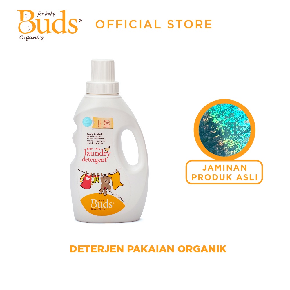 Castle - Buds Organics Baby Safe Laundry Detergent - Deterjen Laundry Pembersih Pakaian Bayi dan Anak