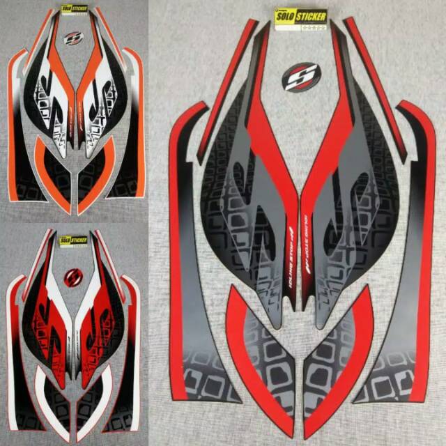 Striping Sticker Standar Honda Scoopy F1 Sporty 2019