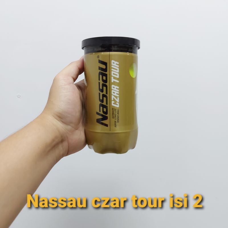 BOLA TENIS NASSAU CZAR TOUR ISI 2 ORIGINAL