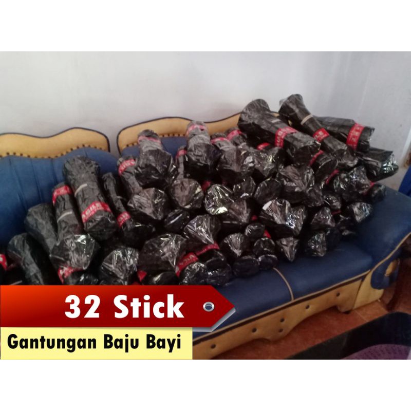 GANTUNGAN BAJU BAYI 32 STICK, GANTUNGAN LIPAT