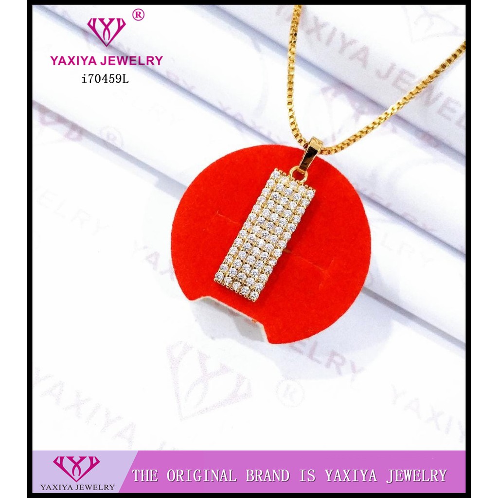 

Liontin Emas permata Perhiasan imitasi Gold 18k Yaxiya Jewelry i70459L