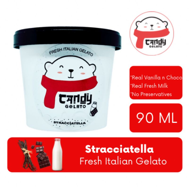 

Stracciatella Gelato Ice Cream