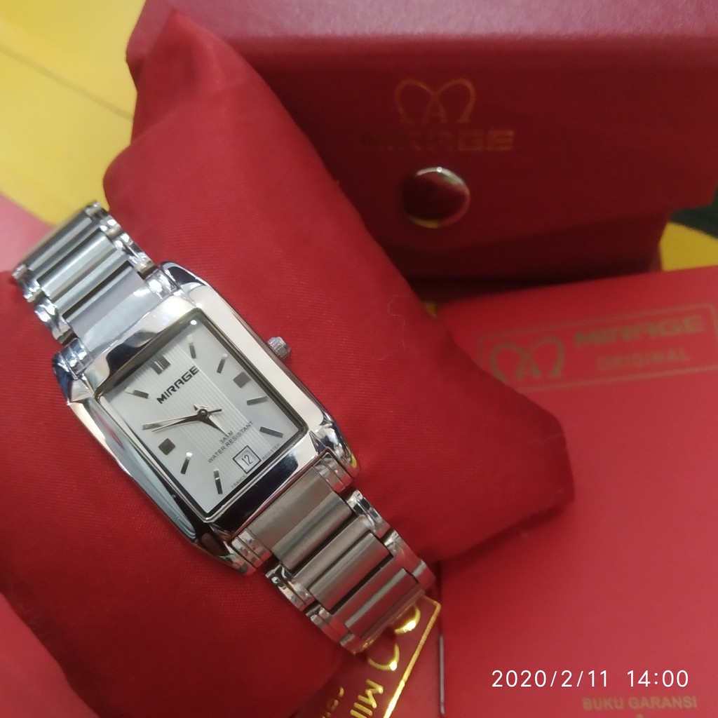 JAM TANGAN WANITA "MIRAGE" 7394 BRP-L ORIGINAL WATER RESIST 3 ATM