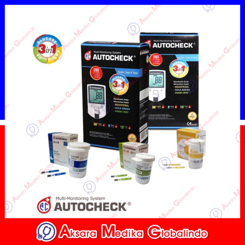 Autocheck GCU 3in1 Alat Cek Darah Autocek #AMG