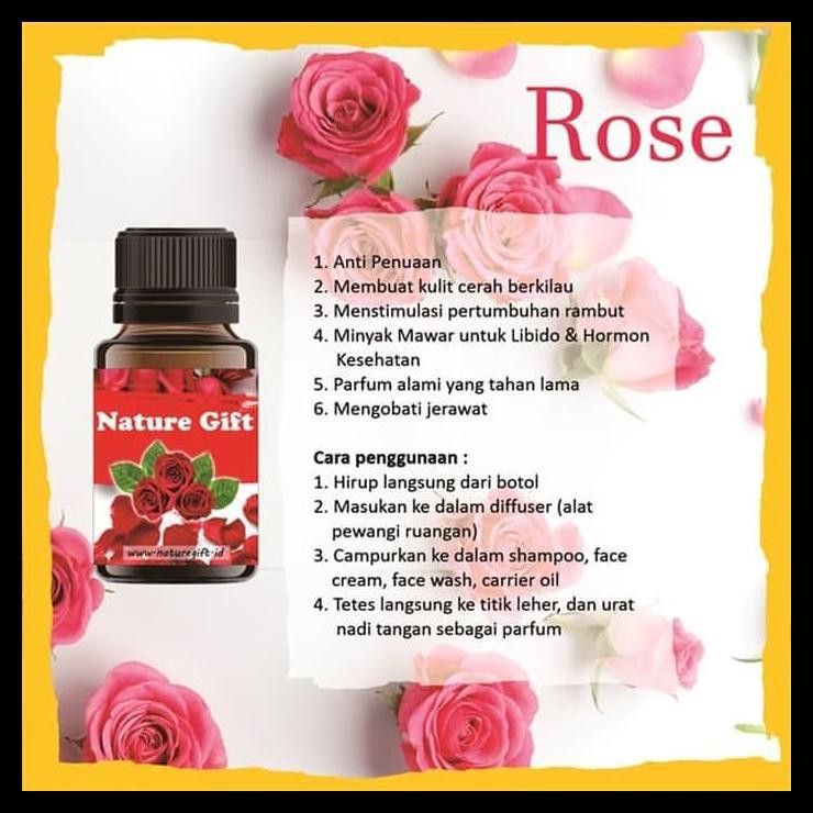 Pure Rose Essential Oil Minyak Mawar Murni