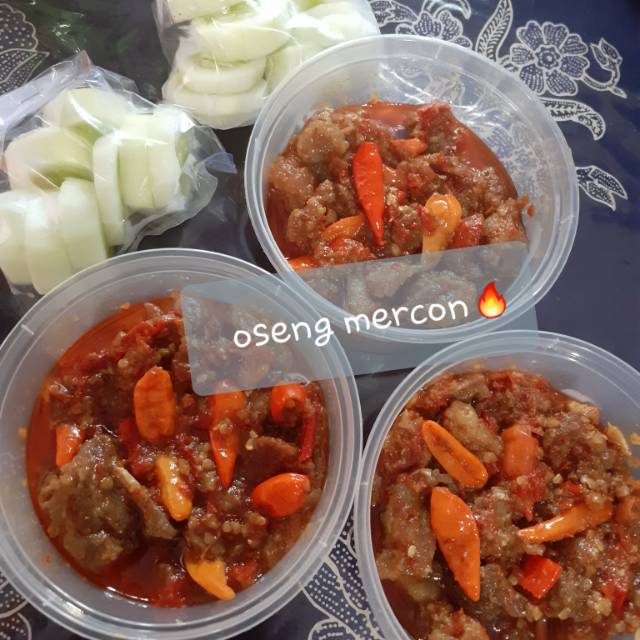 

Oseng mercon sapi fresh 270gr