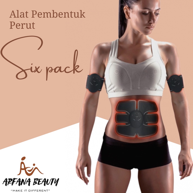 Alat Pembesar Otot Peralatan Fitness Home Gym Terapi EMS Otot Six Pack ABS Abdominal Muscle Exercise