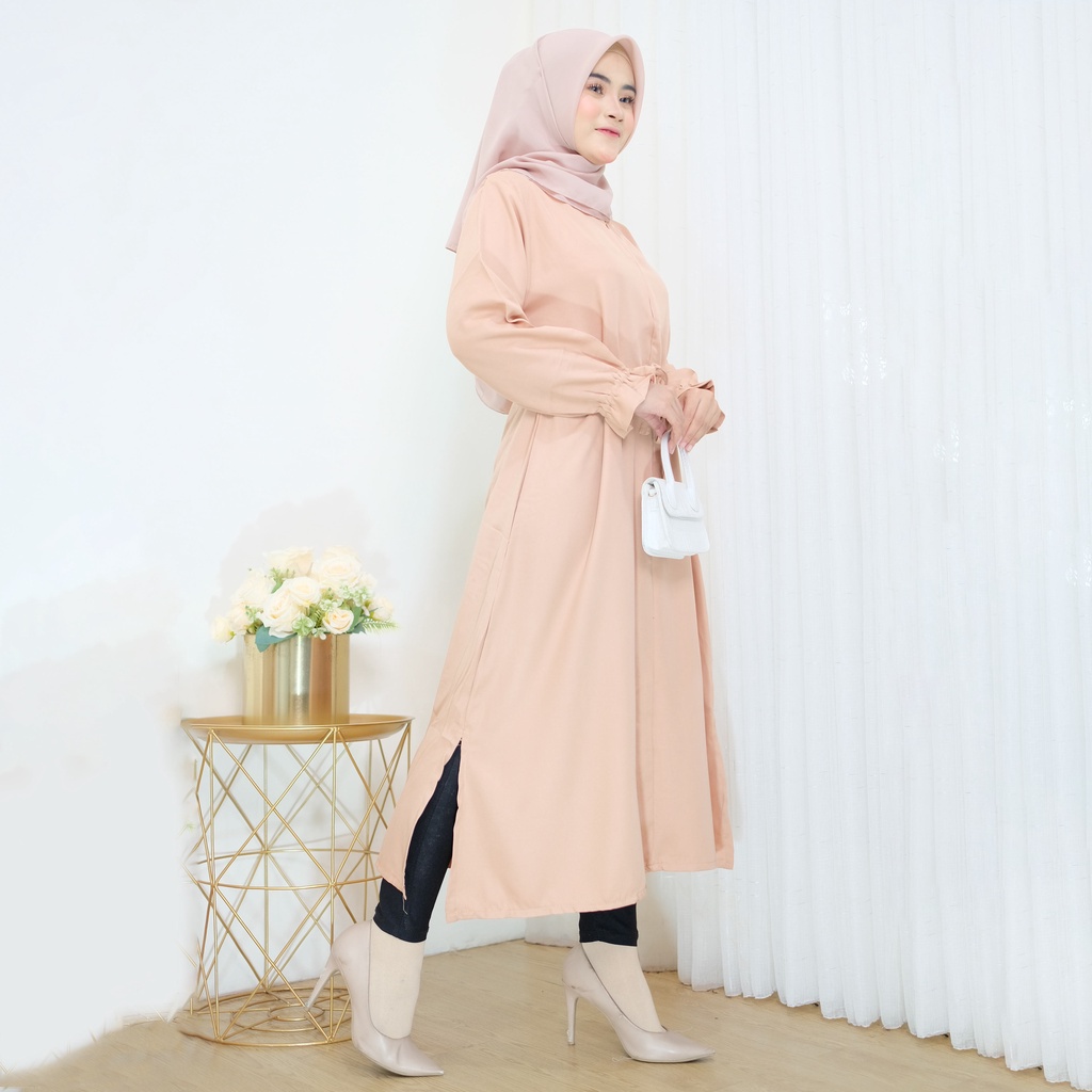 (COD/BAYAR DI TEMPAT) AUDINA Long Tunik Shakila Premium Terlaris Tunik Busui