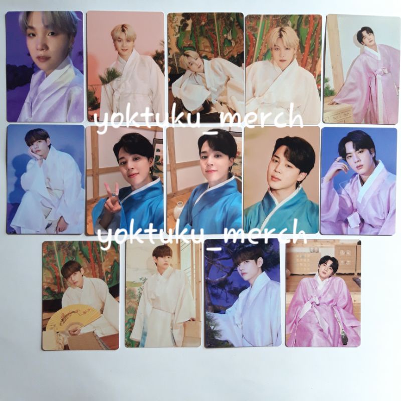 Ready Stock Mini Photocard Dalmajung (MPC jungkook jimin taehyung suga jhope namjoon jin yoongi)