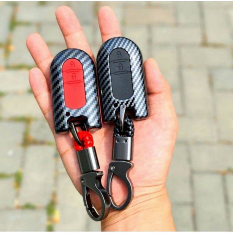 Sarung Kunci Carbon Sarung Kunci Remot Mobil AVANZA VELOZ 2019 2021 Smartkey