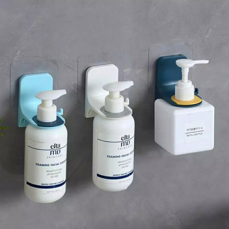 Hanger botol shampoo sabun cair 2 in 1 set/Holder bottle bathroom 2 kunci