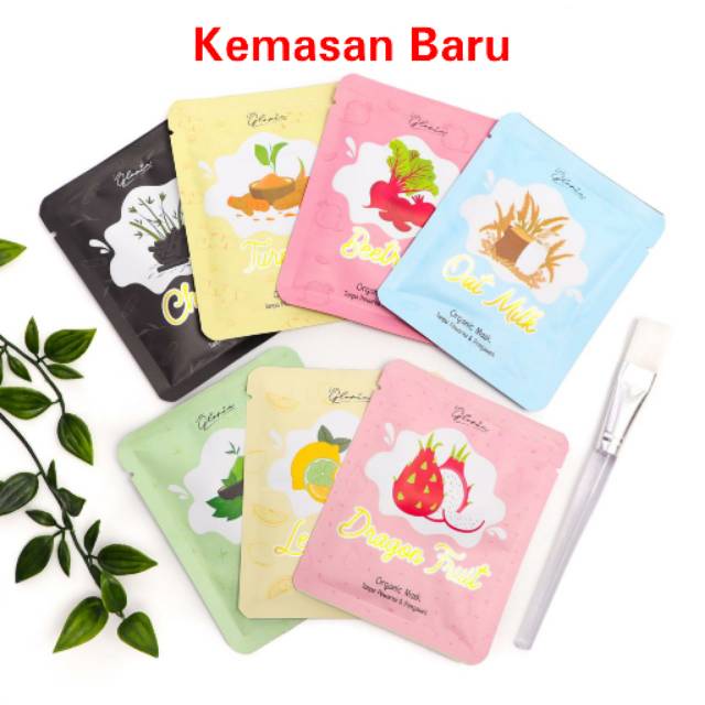 KEMASAN BARU 15 GRAM MASKER BUBUK ORGANIK PREMIUM BY LEA