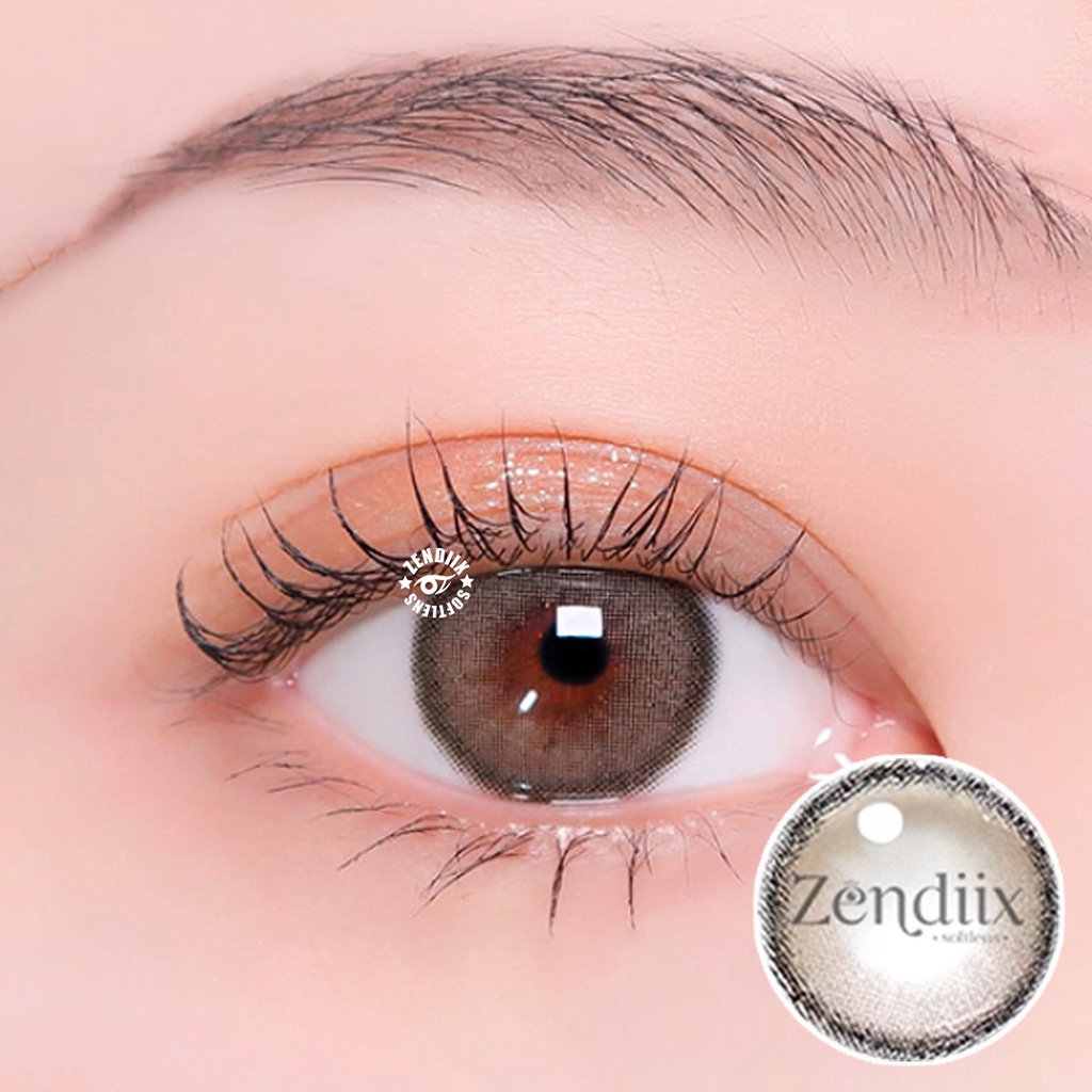 Softlens I-DOL ROZE Warna NUDE 14.5mm Normal Minus