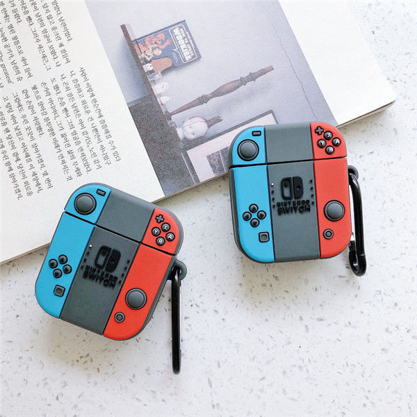 Kartun Game Player Bluetooth Earphone Shockproof Pelindung Case TWS Soft Cover Untuk Airpods1 2 3 Pro I12 i13 Inpods 12 13 Pro Airpods3 Pro 2 4 6 PRO2 PRO4 PRO6