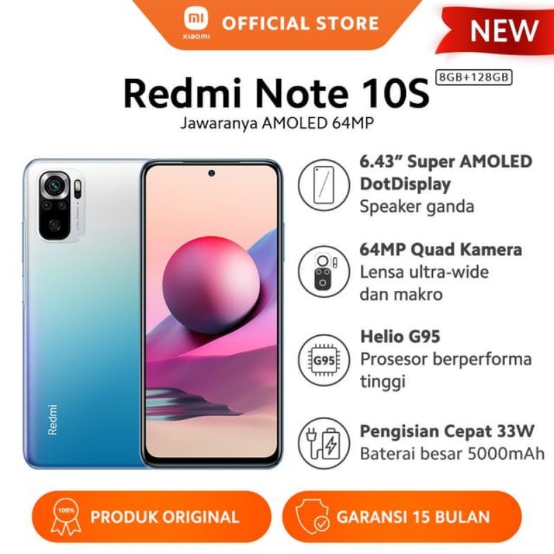 Xiaomi Redmi note 10s TAM | Shopee Indonesia