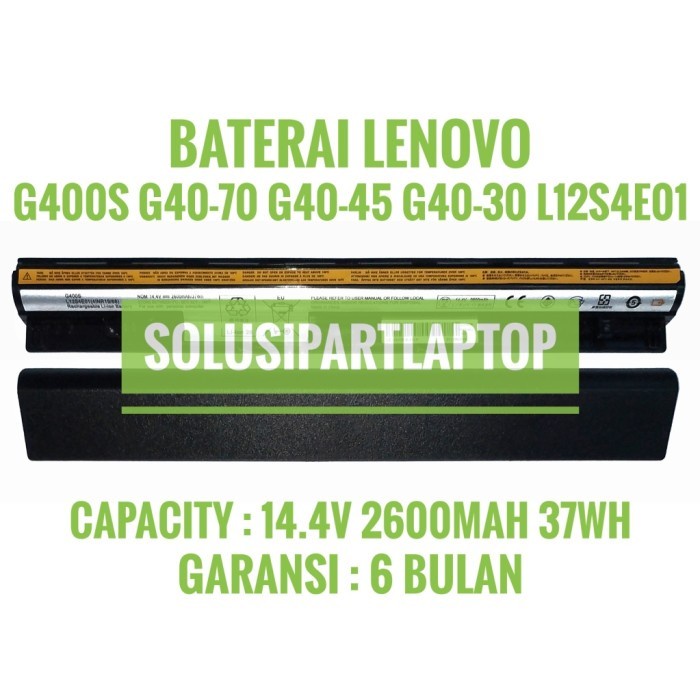 Baterai Laptop Lenovo IdeaPad G40-45 G40-70 G40-80 G40-30 Z40-70 G40