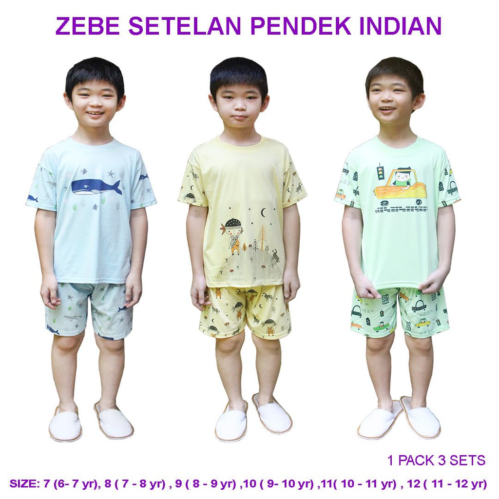 Zebe - Setelan Pendek INDIAN