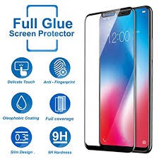 Tempered Glass Oppo A3s F7 Full Cover Full Glue Full Lem 5D/ 5Dimensi Screenguard Antigores Kaca