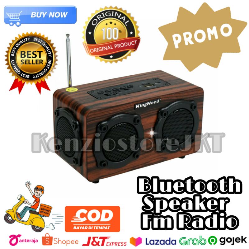 BLUETOOTH SPEAKER + FM RADIO