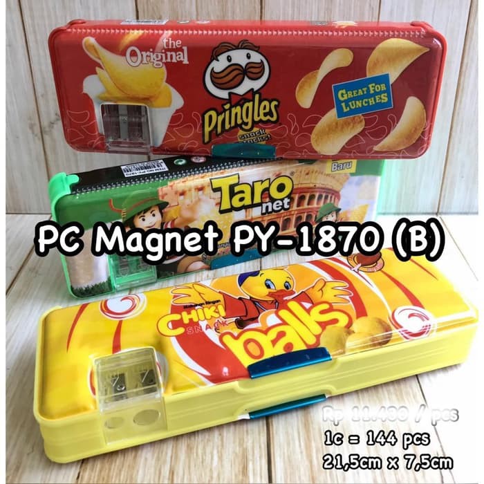 

Pensil Case / Tempat Pensil Magnet Motif Makanan