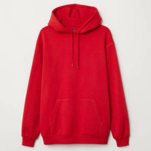 hm red hoodie