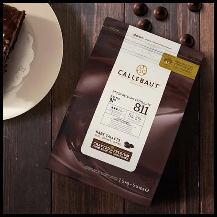 

TERBARUU!! callebaut dark chocolate couverture 811 54% cokelat coklat 2,5KG COD