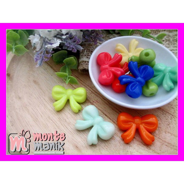 

Bahan Craft Manik Plastik Pita - PLA-018