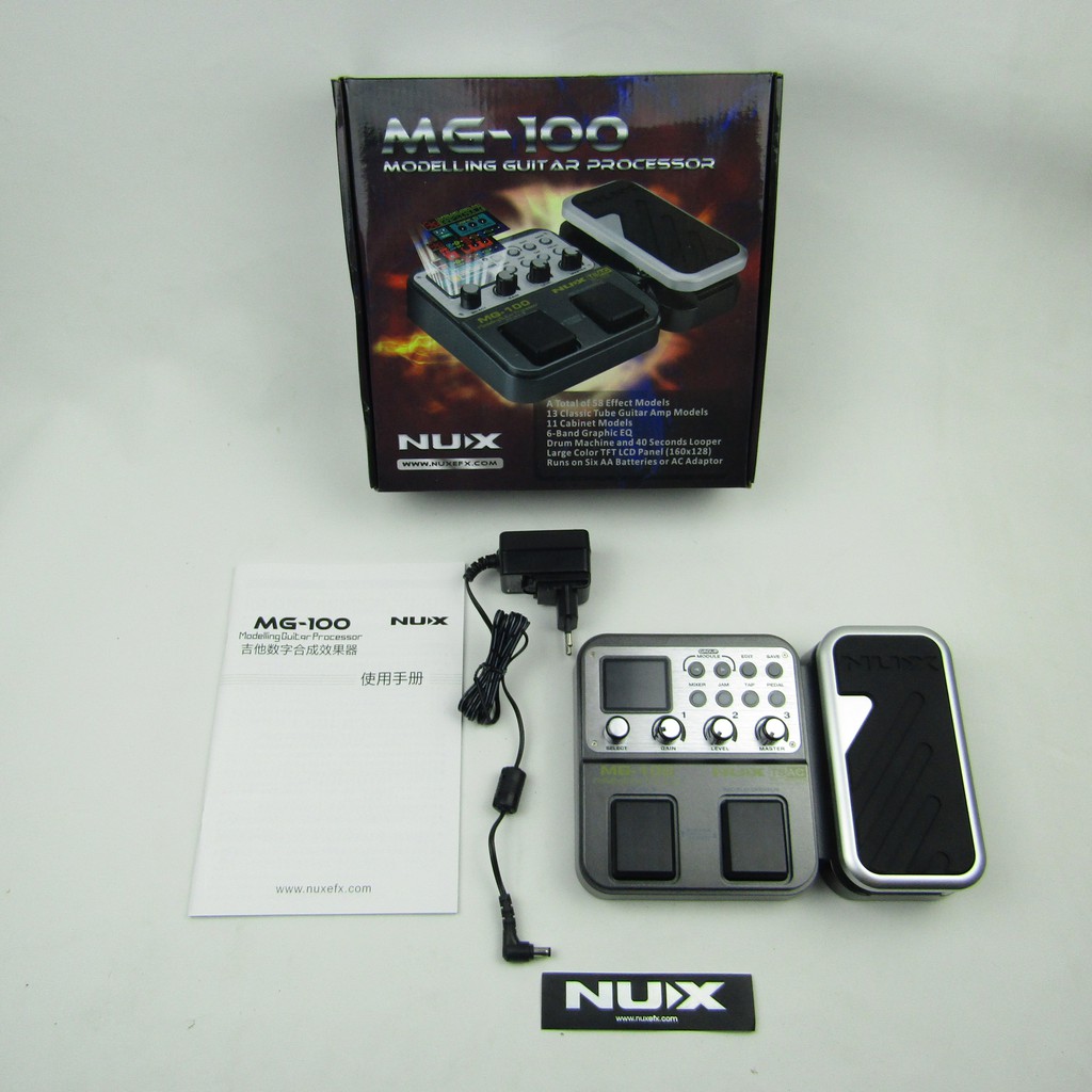 NUX Pedal Efek Gitar Synthesizer Processor - MG-100 Original