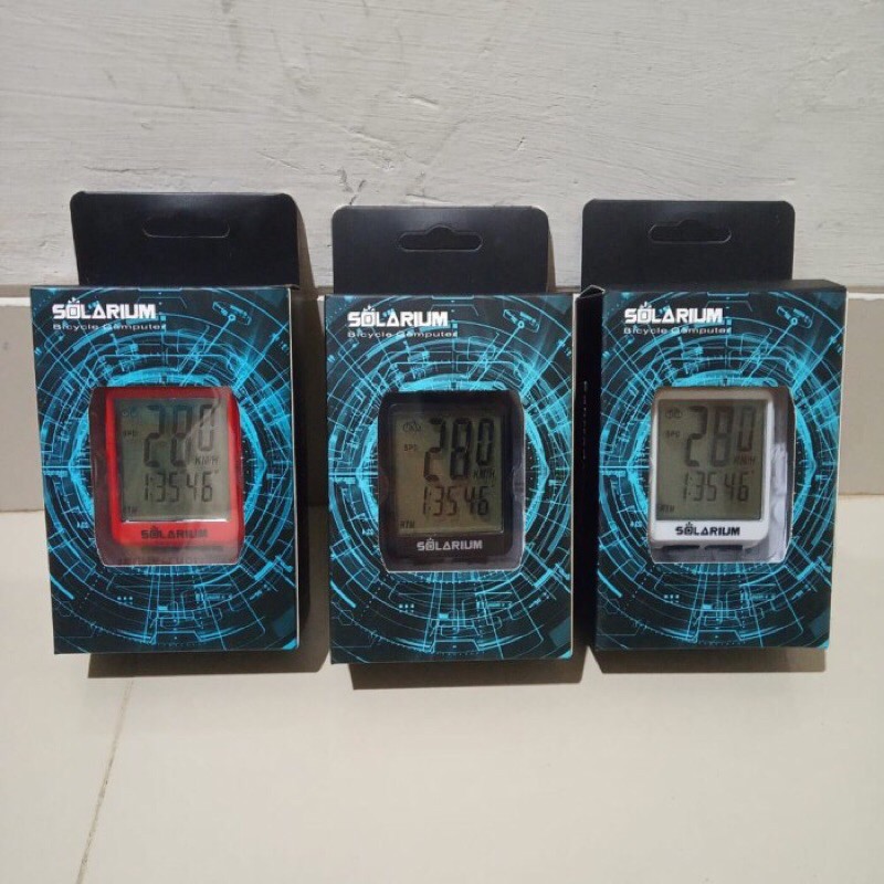 Speedometer Sepeda Wireless SOLARIUM Digital