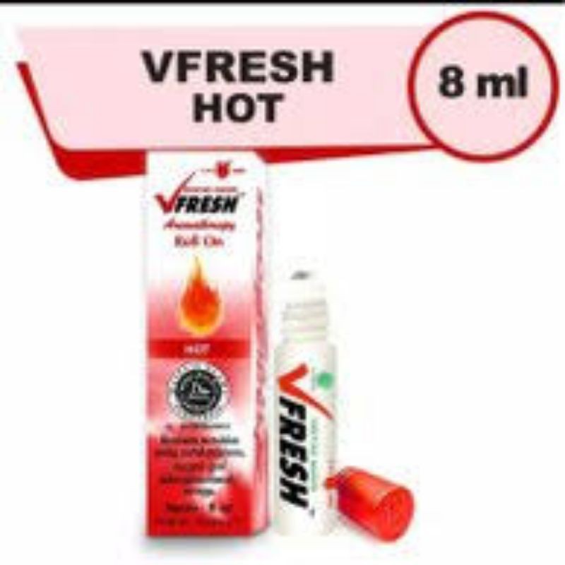 Vfresh V-fresh minyak angin roll on aromatherapy