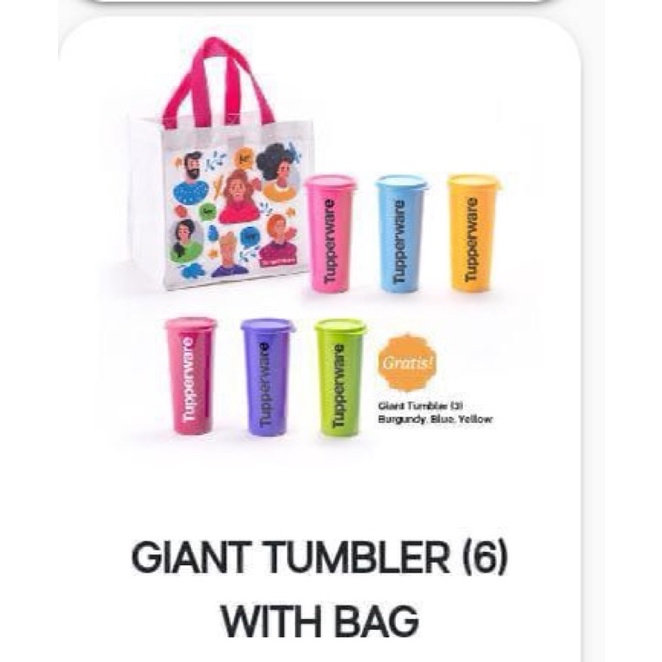 promo tupperware giant tumbler