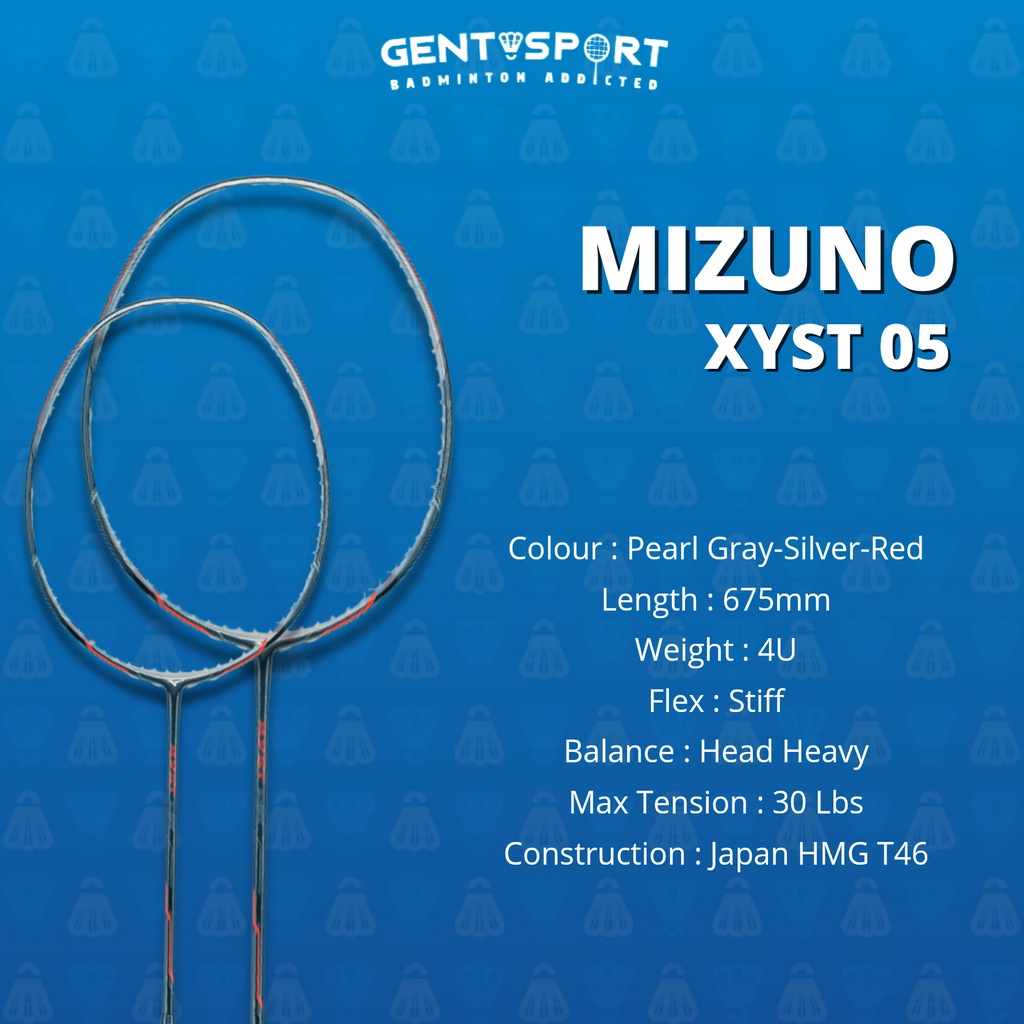 Mizuno XYST 05 Raket Badminton Original bisa COD